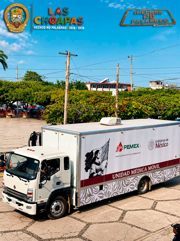 ¡HOY EN LAS CHOAPAS! | UNIDAD MÉDICA MÓVIL DE PEMEX
