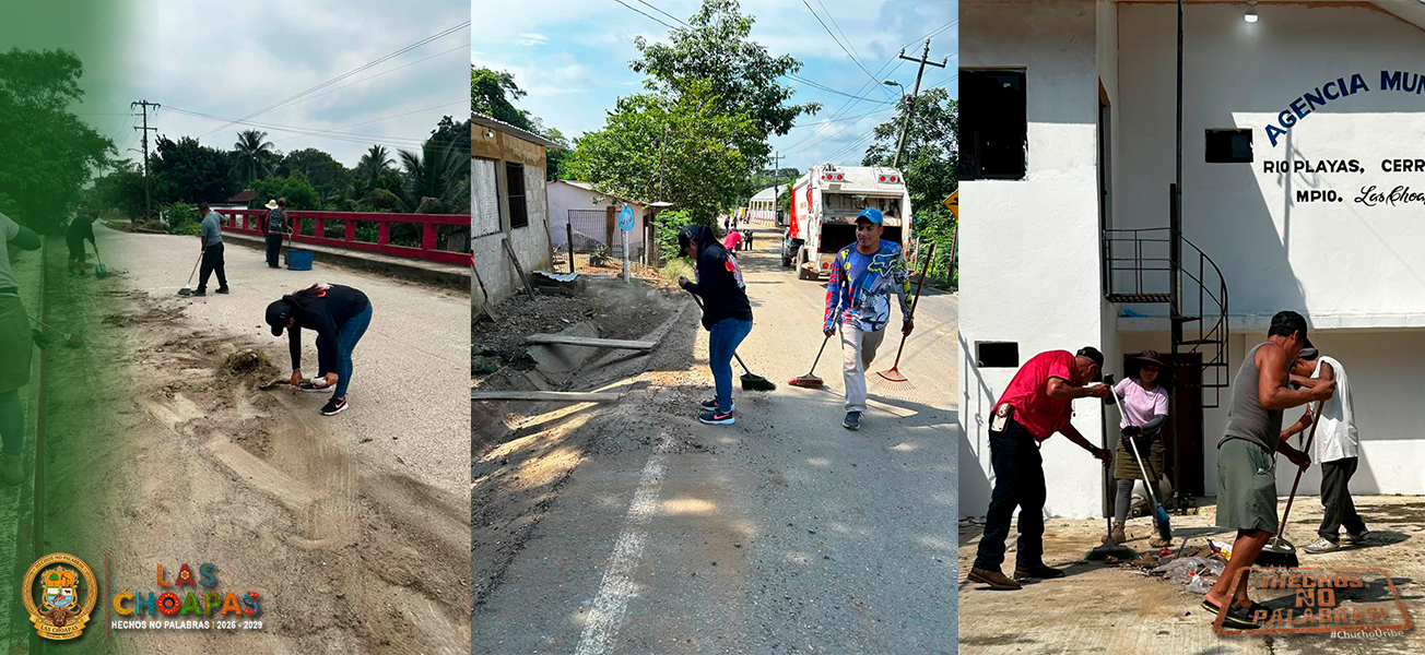 LAS CHOAPAS LIMPIA, DE LA CIUDAD A NUESTRAS COMUNIDADES
