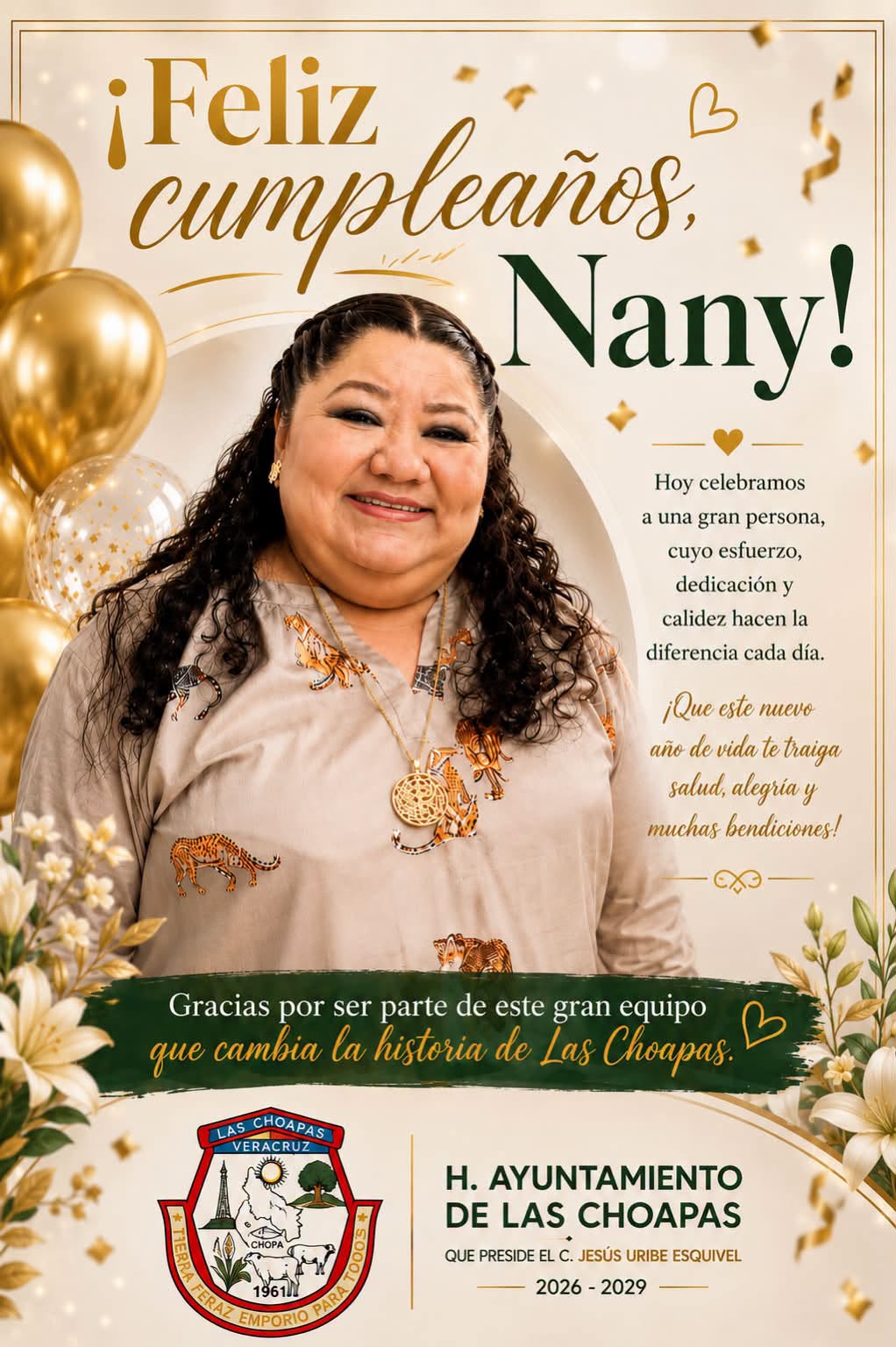 FELIZ CUMPLEAÑOS NANY