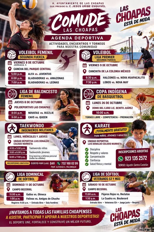 VOLEIBOL FEMENIL – LIGA MUNICIPAL, SEGUNDA FUERZA