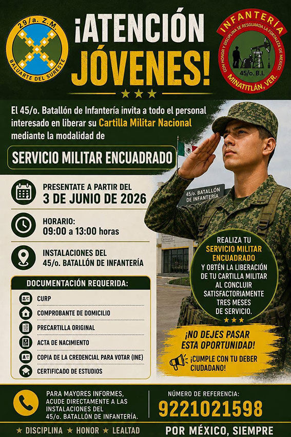 Convocatoria Servicio Militar