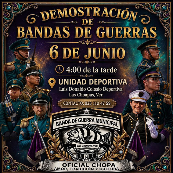 Demostracion de Bandas de Guerra