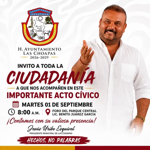 ACTO CÍVICO | HECHOS, NO PALABRAS