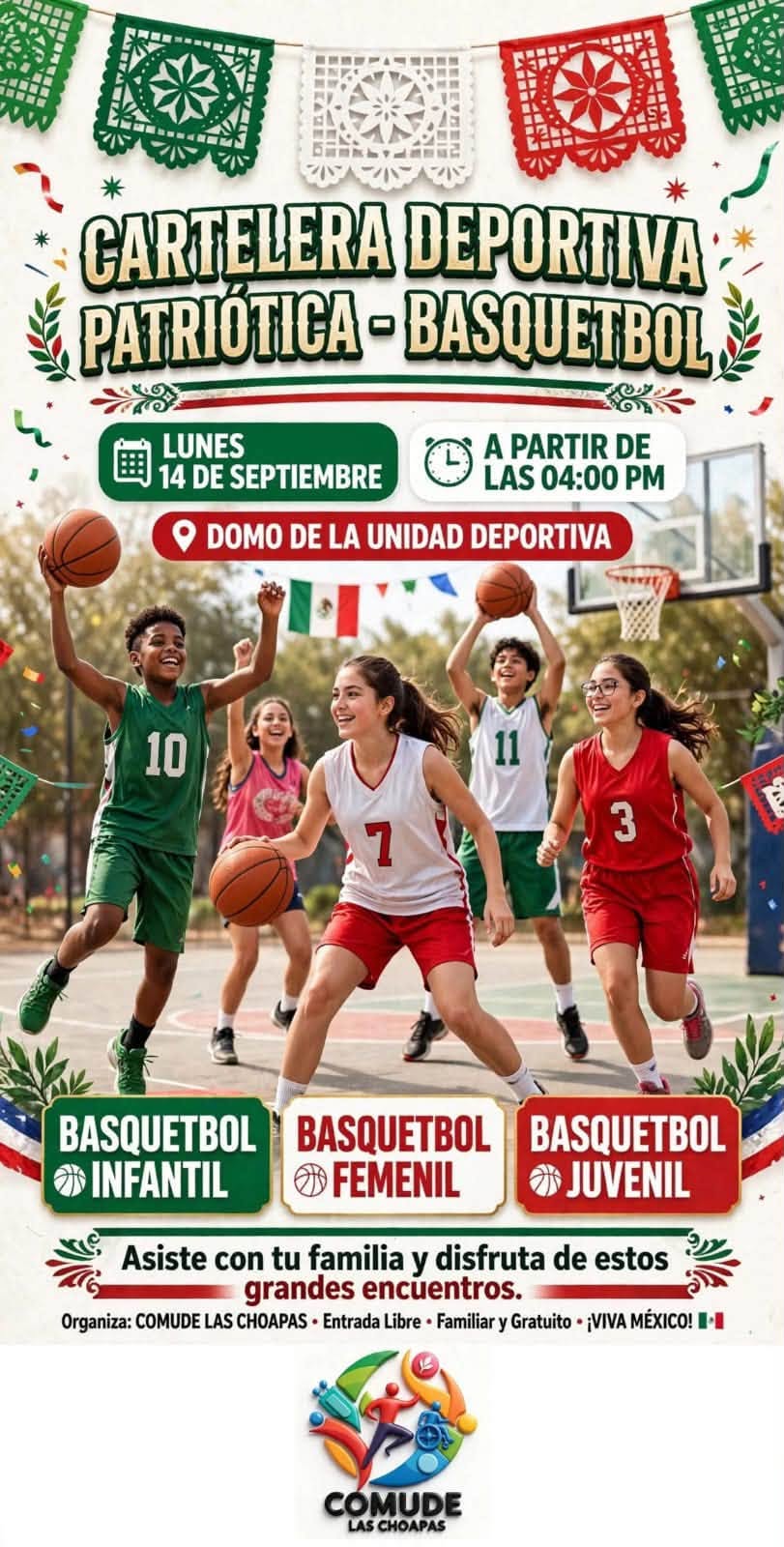 ¡FIN DE SEMANA DEPORTIVO EN LAS CHOAPAS!