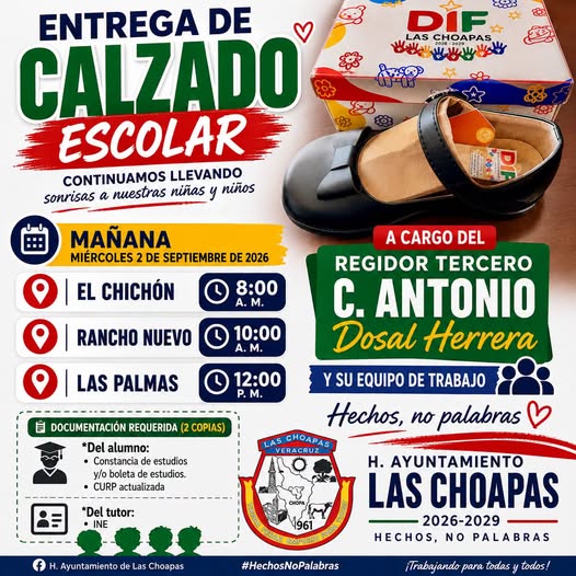  ENTREGA DE CALZADO ESCOLAR | HECHOS, NO PALABRAS