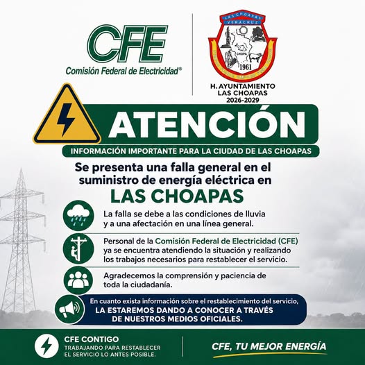  AVISO IMPORTANTE | ENERGÍA ELÉCTRICA