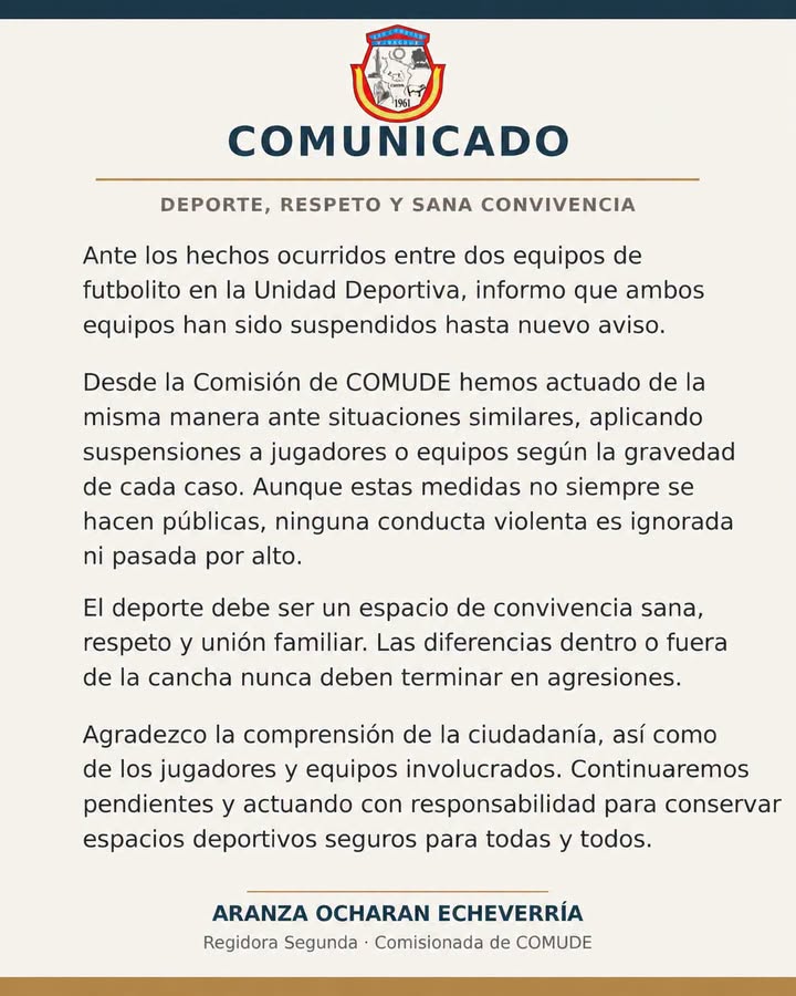 comunicado