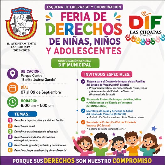 FERIA DE DERECHOS DE NIÑAS, NIÑOS Y ADOLESCENTES