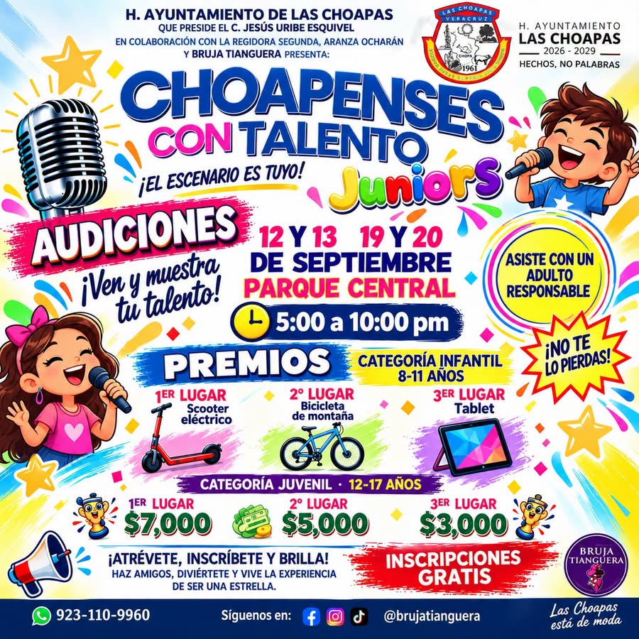 ¡CHOAPENSES CON TALENTO JUNIORS!