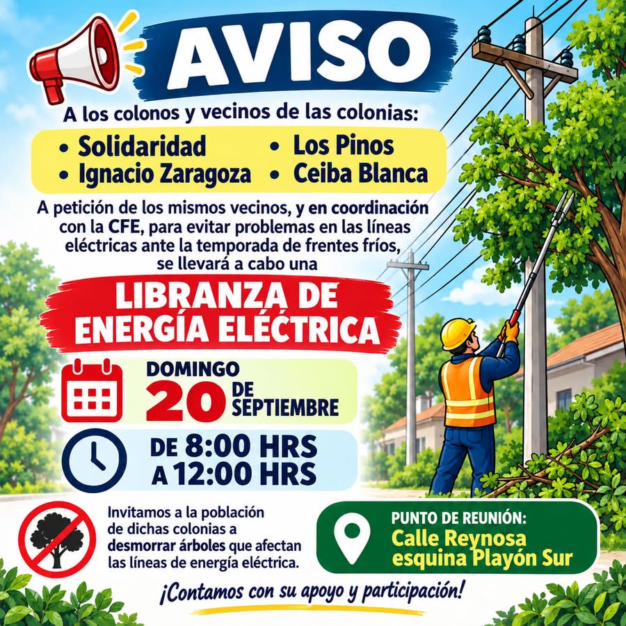 AVISO IMPORTANTE PARA VECINOS