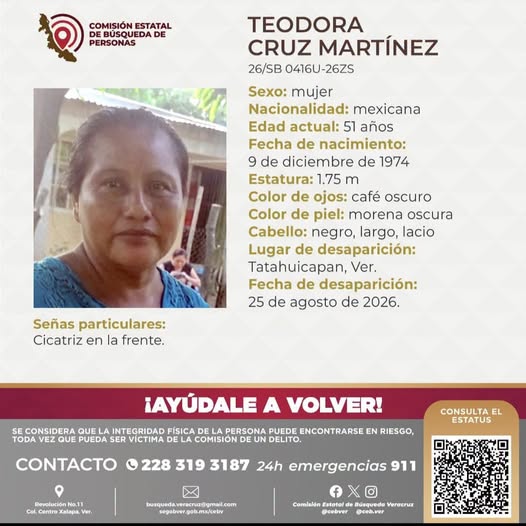 APOYO CIUDADANO | AYÚDANOS A LOCALIZARLA