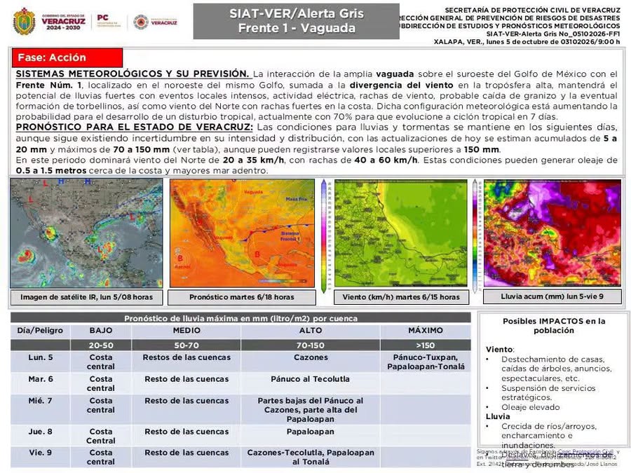  ALERTA GRIS | FASE DE ACCIÓN
