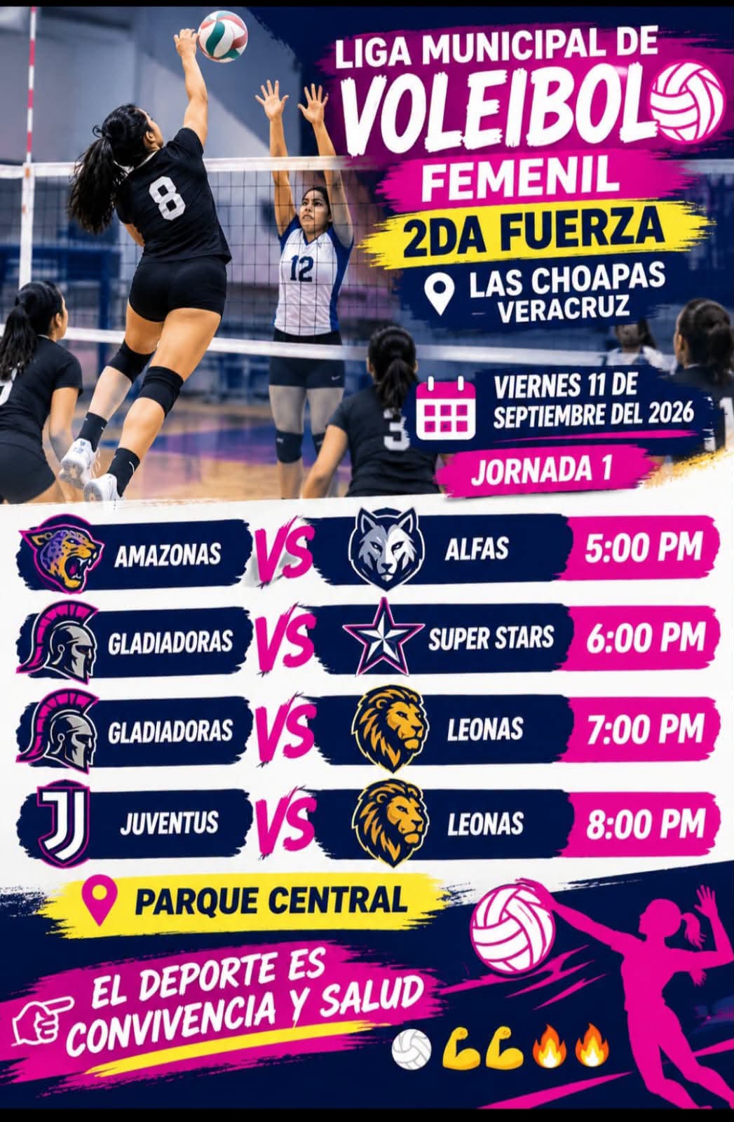 ¡FIN DE SEMANA DEPORTIVO EN LAS CHOAPAS!