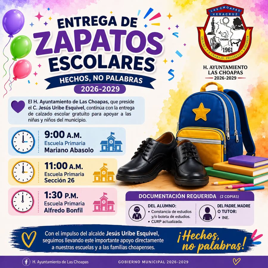 ENTREGA DE ZAPATOS ESCOLARES | HECHOS, NO PALABRAS