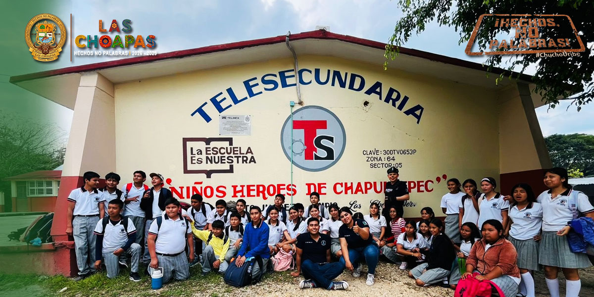 Gran Jornda de Prevención del Delito en la Telesecundaria Niños Heroes.