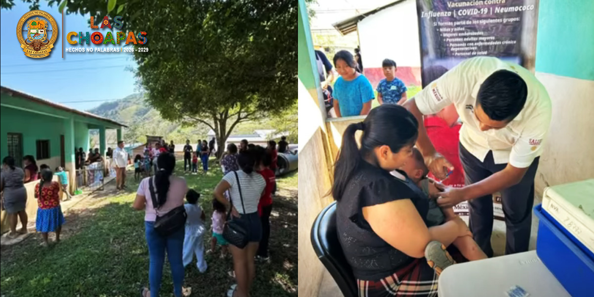 Se realiza brigada de Salud en el Ejido Playa Samaria en coordinación con IMSS Bienestar.