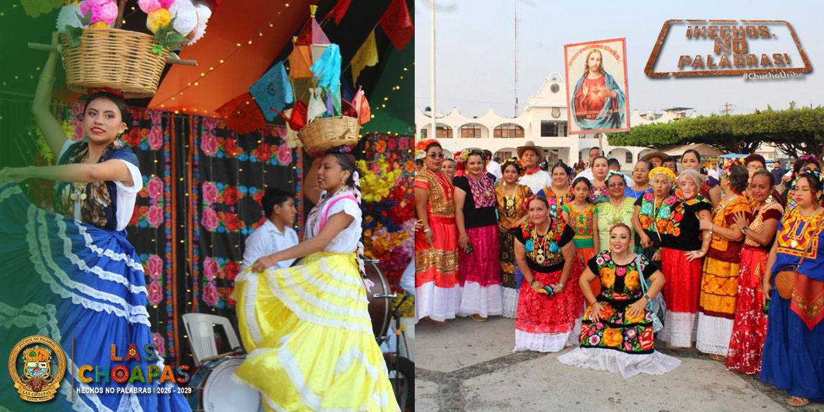 Jesús “Chucho” Uribe Esquivel, presenta el espectáculo La Guelaguetza 2026 en Las Choapas