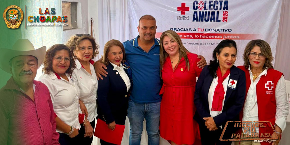 Inicia colecta de la Cruz Roja en Las Choapas.