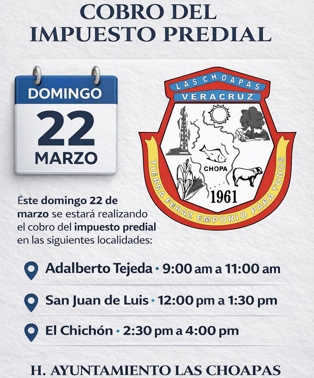 Domingo Cobro de Predial